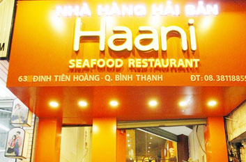 nhà hàng hải sản haani