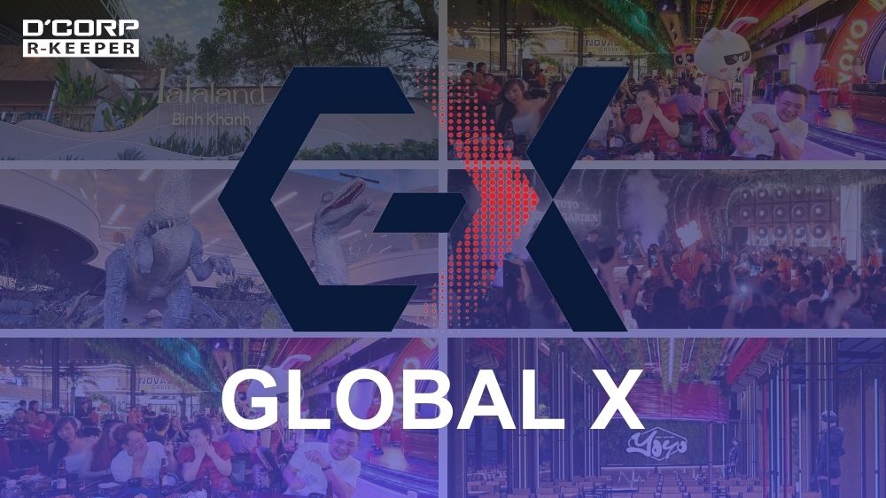 Global X là công ty mới thành lập mục tiêu trở thành công ty F&B hàng đầu Việt Nam, và chỉ trong thời gian ngắn công ty này đã có hơn 10 thương hiệu và nhiều cửa hàng tại thành phố Hồ Chí Minh và Phan Thiết
