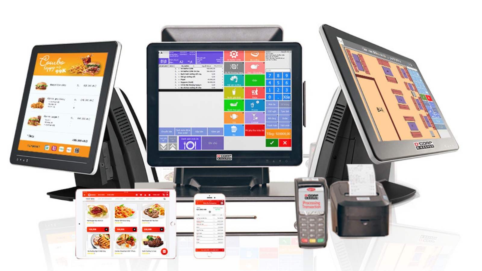 Dcorp POS - Phần mềm quản lý chuỗi nhà hàng toàn diện