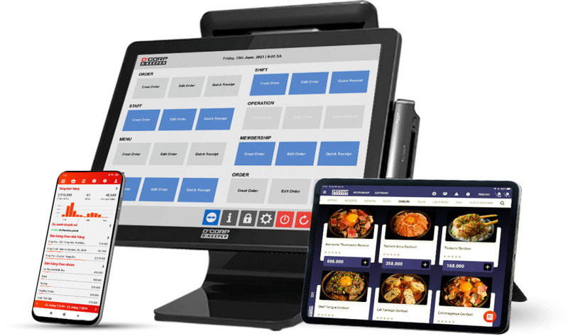 Phần mềm quản lý nhà hàng buffet của Dcorp